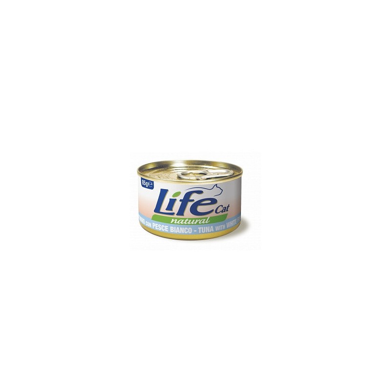 Lifecat konzerva tuna z belo ribo 85g