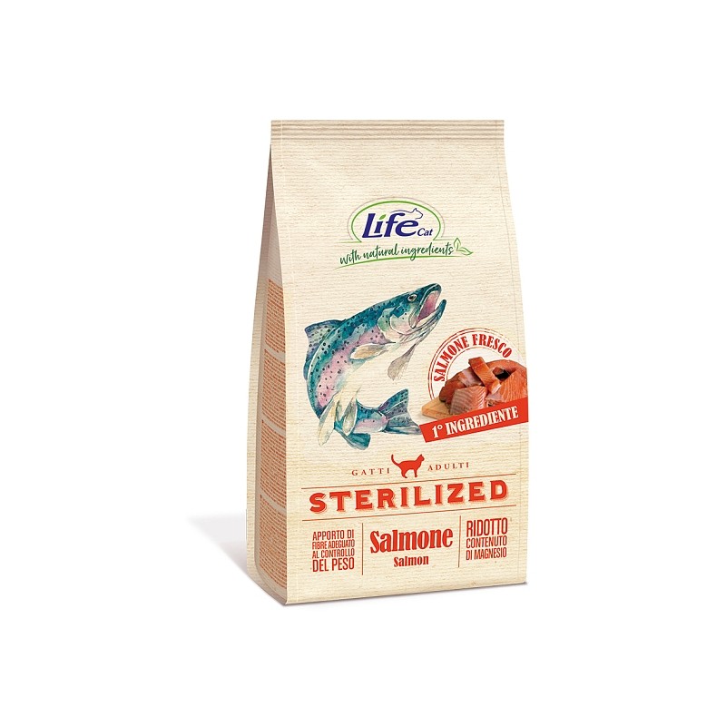 Lifecat briketi Sterilized Losos