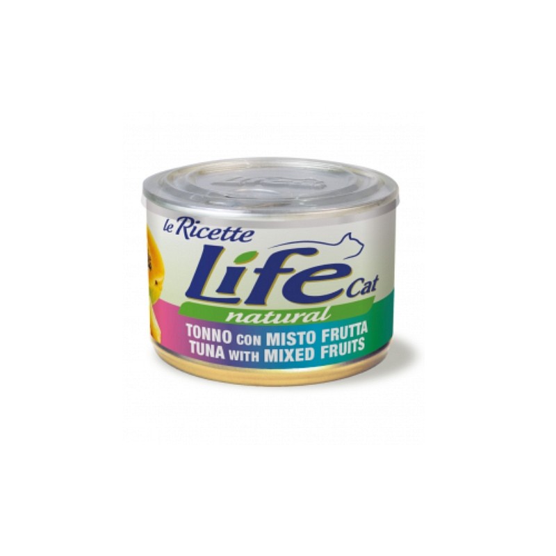 Lifecat konzerva le Ricette tuna in mešano sadje 150g