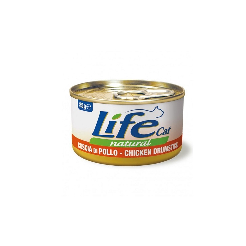 Lifecat konzerva Piščančja bedra 85g