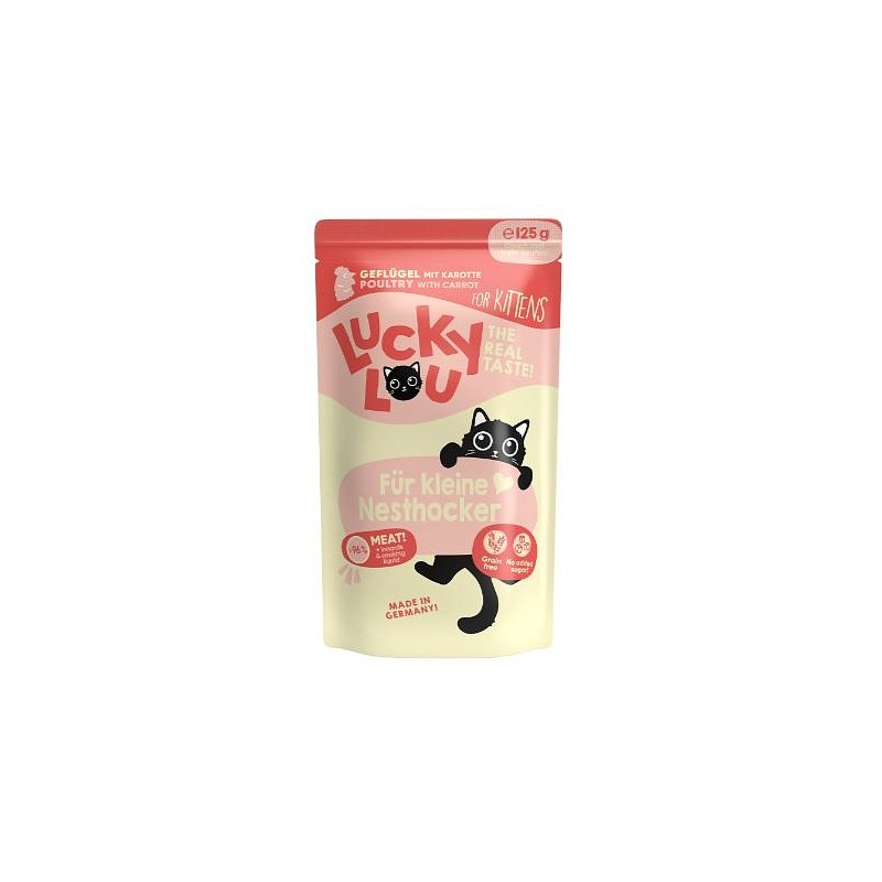 Lucky Lou LS Kitten Perutnina 125g