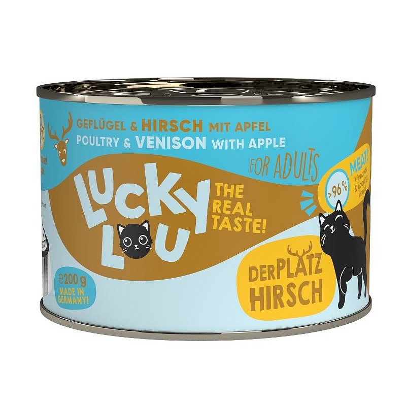 Lucky Lou LS Adult Perutnina in jelen 200g