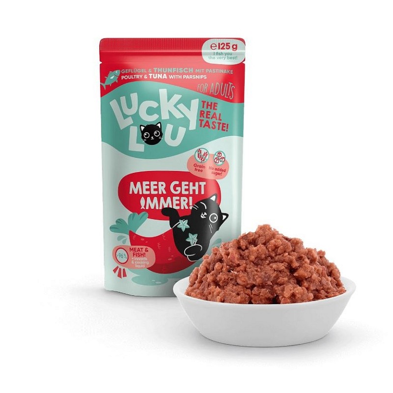 Lucky Lou LS Adult Perutnina in tuna 125g