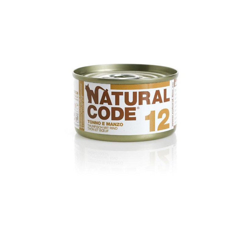 Natural Code 12 Tuna in govedina 85g