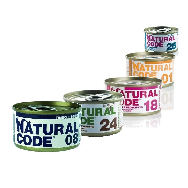 Natural Code mešan paket Tunini okusi v želeju 12x85g