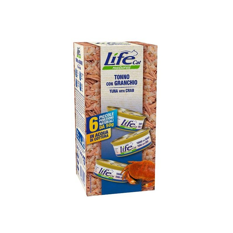 Lifecat Multibox Tuna in rakovica 6x50g